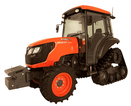 Kubota M8540NPK narrow rear vineyard tractor